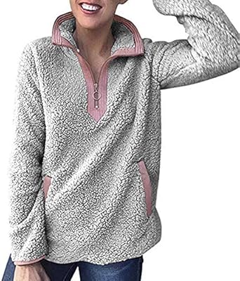 zip up fluffy jumper