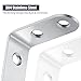L Bracket 20 Packs, Stainless Steel Right Angle Corner Brackets/Brace with Screws-40 X 40 mm
