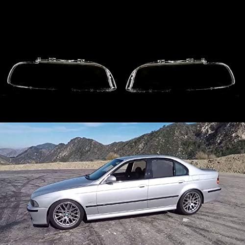 Headlight lens covers OEM (EU Quality) for BMW 5 E39 (2000-2003) Facelift - (Pair)