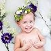 DDazzling Flower Baby and Newborn Girls Headband Floral Crown Photo Props