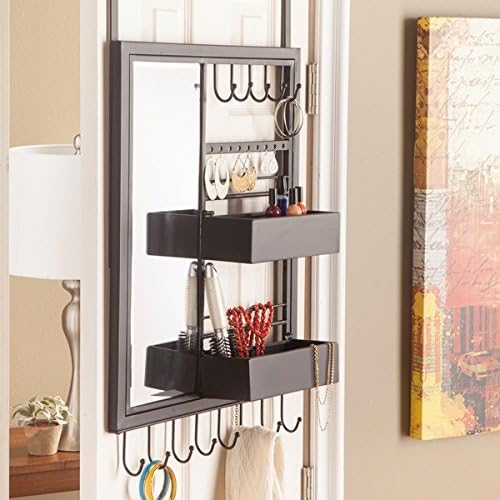 Upton Home Jocelin Over-the-Door Jewelry Mirror/ Storage, OS4107SJ