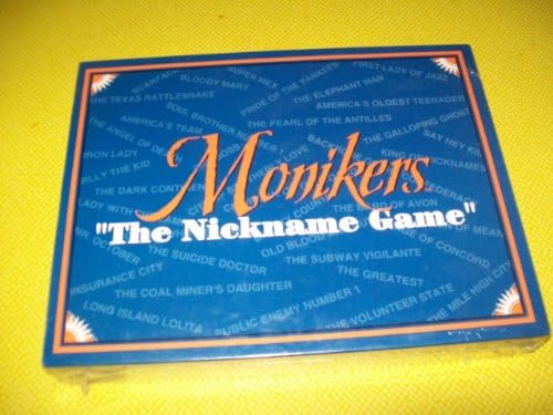 Monikers "The Nickname Game"