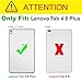 J&D Compatible for Lenovo Tab 4 8 Plus Glass Screen Protector (2-Pack), Not Full Coverage, Tempered Glass HD Clear Ballistic Glass Screen Protector for Lenovo Tab 4 8 Plus Screen Protector