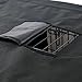 PETSFIT Dog Crate Cover,42 Inch Cover for Wire Dog Kennel, Single Door, Mesh Window, Flap On The Top and Back is Detachable，Black