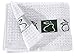 AZK Turkish Cotton Dish Cloths/Kitchen Towels (White, 15
