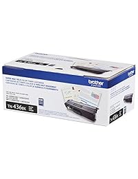 Brother Impresora tn436bk Super High Yield toner retail embalaje, Negro