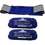 Ice Pack (2-Piece Set) – Reusable Hot and Cold Therapy Gel Wrap Support Injury Recovery, Alleviate Joint and Muscle Pain – Rotator Cuff, Knees, Back &amp; More