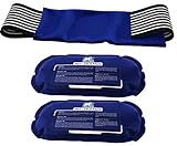 Ice Pack (2-Piece Set) - Reusable Hot and Cold Therapy Gel Wrap Support Injury Recovery, Alleviate Joint and Muscle Pain - Rotator Cuff, Knees, Back & More