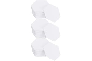 HARFINGTON 300 Count Hexagon Paper Piecing Paper for Quilting, 0.75-Inch English Paper Piecing Template, Foundation Paper Pie