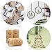 Fuyit 3 Pack Natural Jute Twine, 3Ply 900 Feet Arts Crafts Jute Rope String Cord, Light Duty Industrial Packing String for Gifts, Festive, Gardening