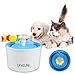 Uniclife Pet Fountain 56 Oz BPA Free Water Dispenser Drinking Bowl for Cats Bird Bath and Small Dogs, Blue