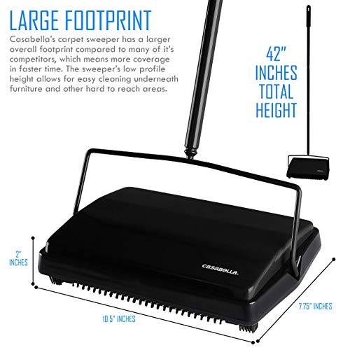 5 Casabella+Carpet+Sweeper+Electrostatic+Cleaner