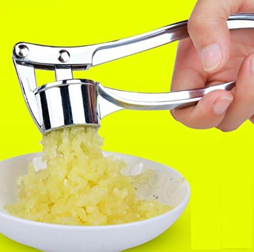 Water Hep Stainless Steel Garlic Press Crusher Kitchen Vegetable Garlic Squeezer Masher Long Handle Mincer Tool