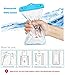 4-Pack Universal IPX8 Waterproof Case, Luminous Cellphone Dry Bag Phone Pouch for iPhone X/8/7Plus/6S Plus/SE/5S, Huawei, Samsung Galaxy Note, Google Pixel 2 HTC LG Sony MOTO up to 6.0