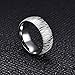 THREE KEYS JEWELRY 4mm Womens Tungsten Wedding Ring White/Red Imitated Color Stones Inlay Rose Gold Black Bands