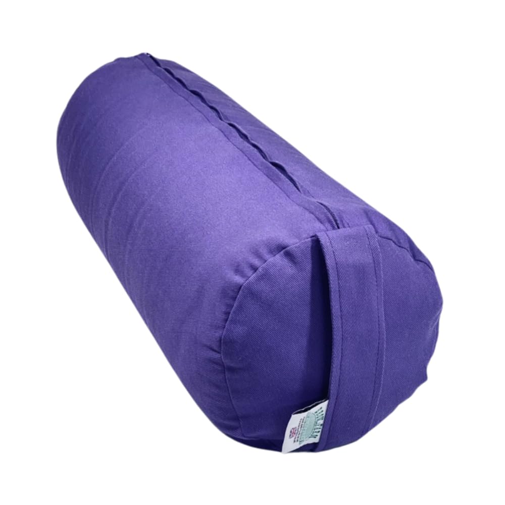 Sustainable Yoga Bolster – Filled with Organic Buckwheat Hulls for Natural Support