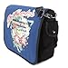 Ed Hardy Leo Paradise Beach Messenger Bag - Navy