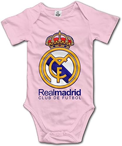 IMMAZM Real Madrid Club De FÃºtbol Baby Climbing Clothes Bodysuit