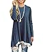 MOLERANI Women's Lace Long Sleeve Tunic Top Blouse
