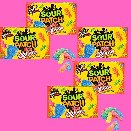 Super Sour then Sweet Sour Patch Kids Extreme Movie Theater Candy