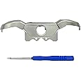 E-MODS GAMING Replacement Silver LB RB Bumper Trigger & Middle Kit for Xbox One Elite Controller Xbox One with 3.5mm Jack Versions
