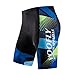 voofly Men's Cycling Jersey Set Men Short Sleeve Compression Bike Shorts Gel Padded Biking Clothing