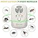 Evolve Ultrasonic/electromagnetic pest repeller - indoor plug-in pest control repellent with night light function