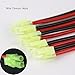 Youme 5pcs Female Deans t Plug to Male Mini Tamiya Connector Cable Tamiya Connector Adapter 16AWG Airsoft Gun Battery Charging Adapter