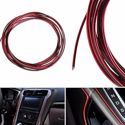 Pr Car Interior Decoration Beeding Styling Strip Flexible Trim