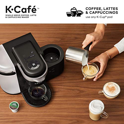 Keurig KCafe Coffee Maker, Single Serve KCup Pod Coffee, Latte and Cappuccino Maker, Comes