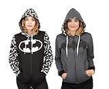 Reversible Batman Juniors Zip Up Hoody S