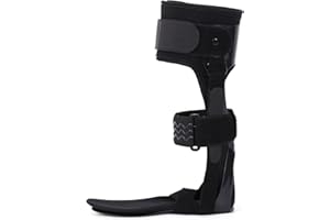 Tairibousy Medical AFO Foot Drop Brace Ankle Foot Orthosis Drop Foot Stabilizer Support for Walking with Shoe for Men and Women for Stroke, MS, Hemiplegia Foot Drop, ALS (Medium-Right)