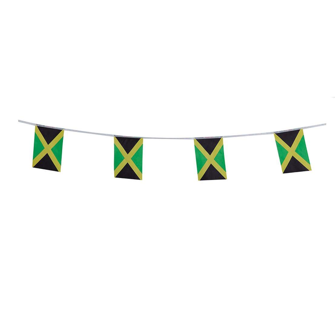 pretty_jessieJamaica Flags Jamaican Small String Flag Banner Mini National Country World Flags Pennant Banners For Party Events Classroom Garden Olympics Festival Grand Opening Bar Sports Celebration Decorations