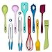 HULLR 10-Piece Silicone Kitchen Utensils Cooking Tool Set