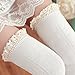 Tuesdays2 Women's Lace Trim Knee-High Boot Socks
