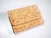 naturaism Cork Short Wallet with Zipper Inside Women Purse Wallets