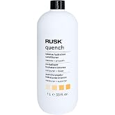 RUSK Quench Intense Hydrating Hair Conditioner &amp; Moisturizer, 33 oz | Restores Shine &amp; Softness for Coarse &amp; Curly Textures, Smooth Finish for Women &amp; Men, Moisturizing Formula with Shea Butter