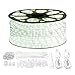 GUOTONG 131.2ft LED Rope Lights Outdoor Waterproof, Daylight White Lighting Rope Indoor, 110V Light String, Connectable 1440 LEDs Light, Tape Strip Light for Backyards, Party, Weddings Decorative