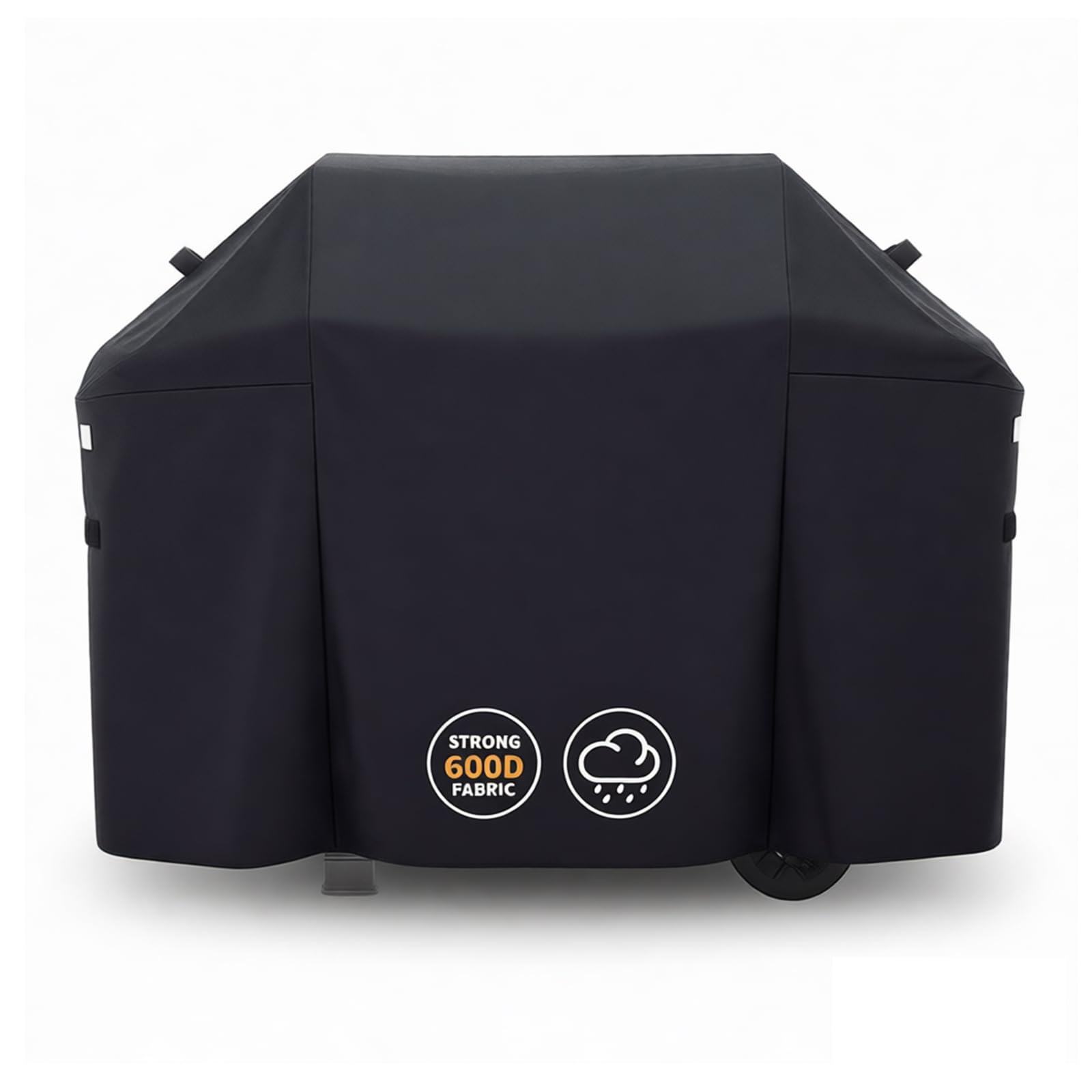GFTIME 7139 Grill Cover 129x45x106cm for Weber Spirit 300 & 200 Series, for Weber Spirit I & II E310, E330, E315, Waterproof and Heavy Duty Grill Cover, Platinum 600D