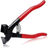 SPEEDWOX 8 Inches Tile Nippers Mosaic Cutter Pliers Ceramic Tiles | Tile Nippers Mosaic Tools, Mosaic Cutter Pliers, Glass Cutter, For Porcelain Glass Mirror Anti-Slip PVC Handle, Red