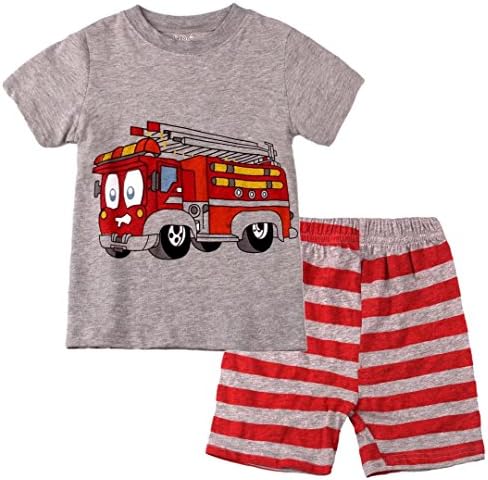 Dizoon Boys Short Sleeve Pajamas Sets 7 Colors