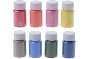 8 Colors Thermochromic Temperature Activated Pigment Powder Heat Sensitive Color Changing Powder Paint Resin Epoxy Art Castin