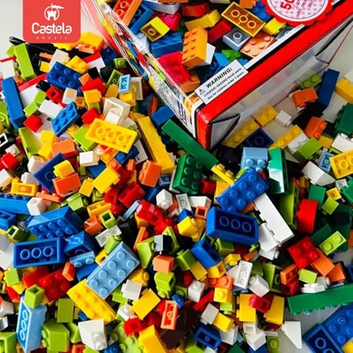 Brinquedo Blocos De Montar Educativo 1000 Peças Castela
