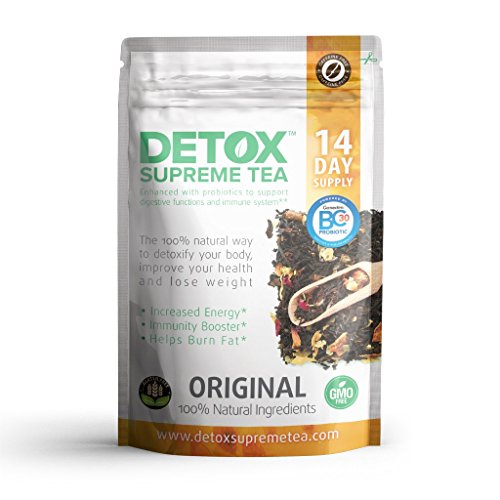 Supreme-Detox-Tea Supreme Weight Loss Caffeine Free Probiotic Tea, 14 Count