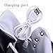 Black 7 Colors Women Men High Top USB Charging LED light Shoes Flashing Sneakers 44