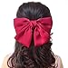 Honbay 5PCS Stylish Big Bow Satin Hair Clips Barrettes