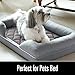 LOCHAS Luxury Flannel Dog Mat Pet Bed 24”x36”, Soft Crate Pad Mats for Dogs & Cat, Washable Absorbent Puppy Furniture Protection Pads with Diatomaceous Bead, Greythumb 1