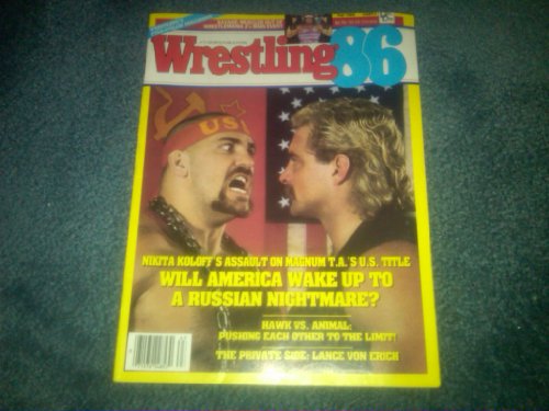 Wrestling Magazine Fall 1986 WWE WWF WCW TNA ECW NWO NWA AWA (Nikita Koloff, Magnum T.A. Hawk vs Animal, Lance Von Erich, 