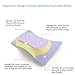 IKSTAR Therapeutic Design Contour Memory Foam Bed Pillow for Side Sleepers and Neck Pain,Orthopedic Hypoallergenic Sleep Pillow White King Size 25x14.5x4.3(Lower) x4.7(Higher) inches
