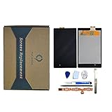Nexus 7 (1st Gen) LCD Screen Touch Digitizer Front Panel Assembly Replacement with Power Volume Button Flex Cable+tools kit for Asus Google Nexus 7 2012 3G&Wi-Fi Model